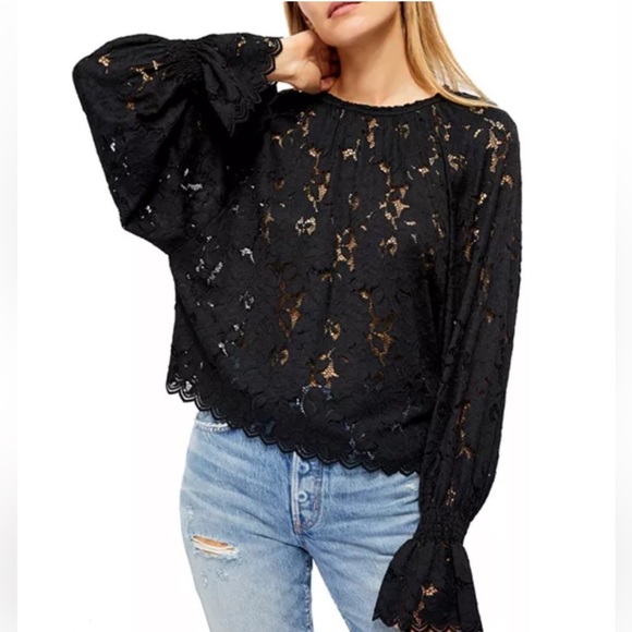 Free People Tops - Free People Olivia Lace Blouse